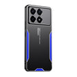 For Xiaomi Redmi K70 Pro Blade Series TPU Hybrid Metal Phone Case(Blue) - Xiaomi Cases by PMC Jewellery | Online Shopping South Africa | PMC Jewellery | Buy Now Pay Later Mobicred