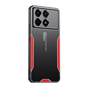 For Xiaomi Redmi K70 Blade Series TPU Hybrid Metal Phone Case(Red)