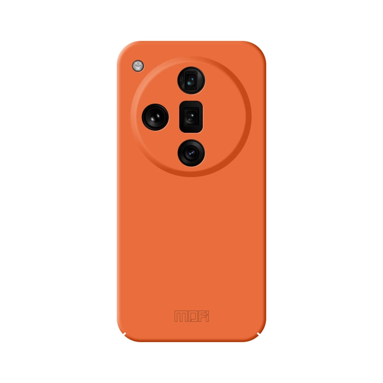For OPPO Find X7 MOFI Qin Series Skin Feel All-inclusive PC Phone Case(Orange) - OPPO Cases by MOFI | Online Shopping South Africa | PMC TechLife | Buy Now Pay Later Mobicred