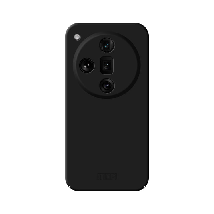 For OPPO Find X7 Ultra MOFI Qin Series Skin Feel All-inclusive PC Phone Case(Black) - OPPO Cases by MOFI | Online Shopping South Africa | PMC TechLife | Buy Now Pay Later Mobicred