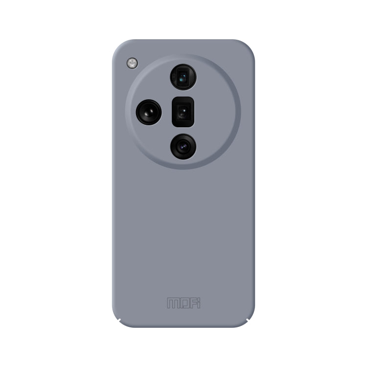 For OPPO Find X7 Ultra MOFI Qin Series Skin Feel All-inclusive PC Phone Case(Gray) - Find X7 Ultra Cases by MOFI | Online Shopping South Africa | PMC TechLife