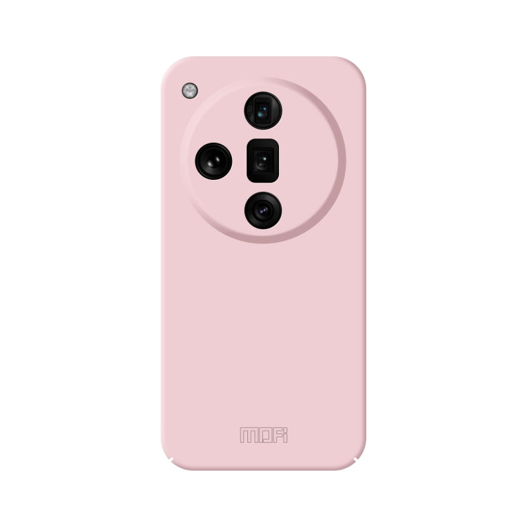 For OPPO Find X7 Ultra MOFI Qin Series Skin Feel All-inclusive PC Phone Case(Pink) - OPPO Cases by MOFI | Online Shopping South Africa | PMC TechLife | Buy Now Pay Later Mobicred