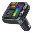 MT04 Car Bluetooth Adapter Type-C + USB Car Charger FM Transmitter HiFi Music MP3 Player - Car Charger by PMC TechLife | Online Shopping South Africa | PMC TechLife | Buy Now Pay Later Mobicred
