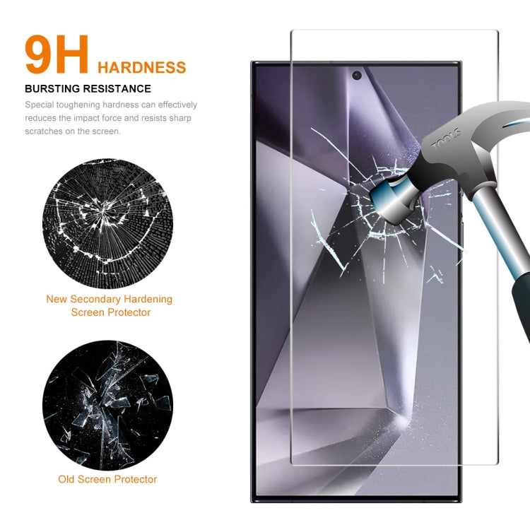 For Samsung Galaxy S24 Ultra 5G ENKAY Easy Install 0.18mm High Alumina Silicon Full Glass Film, Support Ultrasonic Unlock - Galaxy S24 Ultra 5G Tempered Glass by ENKAY | Online Shopping South Africa | PMC TechLife | Buy Now Pay Later Mobicred