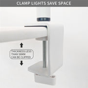 HD-M3X For Eyelash Extensions / Tattoo / Nail Art Lighting Lamp 16 inch Clip-on Half Moon Desk Lamp(UK Plug)