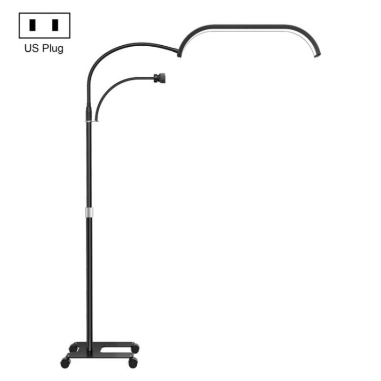 HD-G63X Floor Standing Remote Dimming LED Moon Lamp Manicure Eyelash Beauty Lamp(US Plug) - Selfie Light by PMC TechLife | Online Shopping South Africa | PMC TechLife | Buy Now Pay Later Mobicred