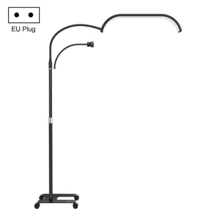 HD-G63X Floor Standing Remote Dimming LED Moon Lamp Manicure Eyelash Beauty Lamp(EU Plug) - Selfie Light by PMC TechLife | Online Shopping South Africa | PMC TechLife | Buy Now Pay Later Mobicred