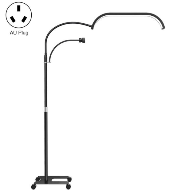HD-G63X Floor Standing Remote Dimming LED Moon Lamp Manicure Eyelash Beauty Lamp(AU Plug) - Selfie Light by PMC TechLife | Online Shopping South Africa | PMC TechLife | Buy Now Pay Later Mobicred