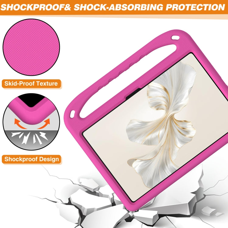 For Honor Pad 9 12.1 Handle EVA Shockproof Tablet Case with Holder(Rose Red) - free shipping - PMC TechLife - Order now!