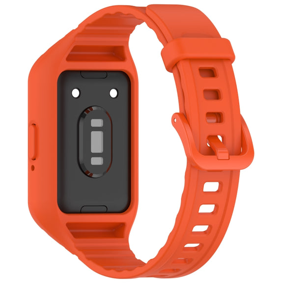 For Samsung Galaxy Fit 3 Integrated TPU Watch Band(Orange)