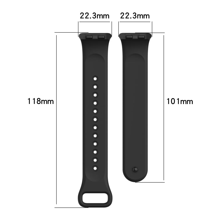 For Honor Band 9 Solid Color TPU Watch Band(Dark Gray) - free shipping - PMC TechLife - Order now!
