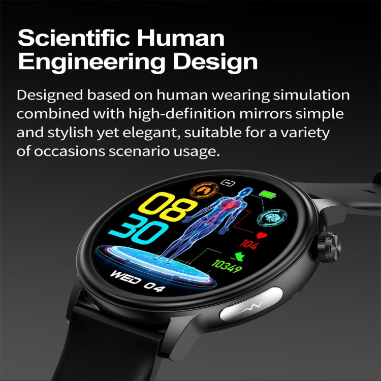 ET470 1.39 inch Color Screen Smart Watch Silicone Strap, Support Bluetooth Call / ECG(Pink) - free shipping - PMC TechLife - Order now!