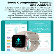 ET570 1.96 inch Color Screen Smart Watch Silicone Strap, Support Bluetooth Call / ECG(Pink)