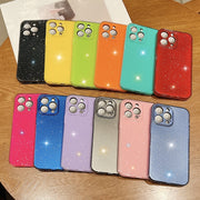 For iPhone 16 Pro Max Jelly Glitter Solid Color TPU Phone Case(Green)