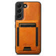 For Samsung Galaxy S25+ 5G Suteni H17 Oil Eax Leather MagSafe Detachable Wallet Phone Case(Khaki) - Galaxy S25+ 5G Cases by Suteni | Online Shopping South Africa | PMC TechLife | Buy Now Pay Later Mobicred