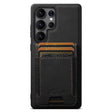 For Samsung Galaxy S25 Ultra 5G Suteni H17 Litchi Texture Leather MagSafe Detachable Wallet Phone Case(Black) - Galaxy S25 Ultra 5G Cases by Suteni | Online Shopping South Africa | PMC TechLife | Buy Now Pay Later Mobicred