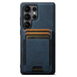 For Samsung Galaxy S25 Ultra 5G Suteni H17 Litchi Texture Leather MagSafe Detachable Wallet Phone Case(Blue) - Galaxy S25 Ultra 5G Cases by Suteni | Online Shopping South Africa | PMC TechLife | Buy Now Pay Later Mobicred
