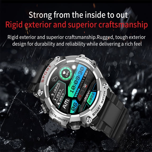 T96 1.52 inch Amoled Screen 2 in 1 Bluetooth Earphone Smart Watch(Black)
