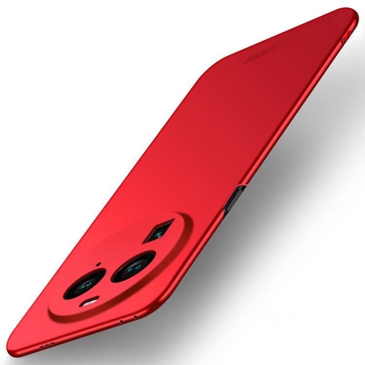For OPPO Find X6 MOFI Micro-Frosted PC Ultra-thin Hard Phone Case(Red) - free shipping - PMC TechLife - Order now!