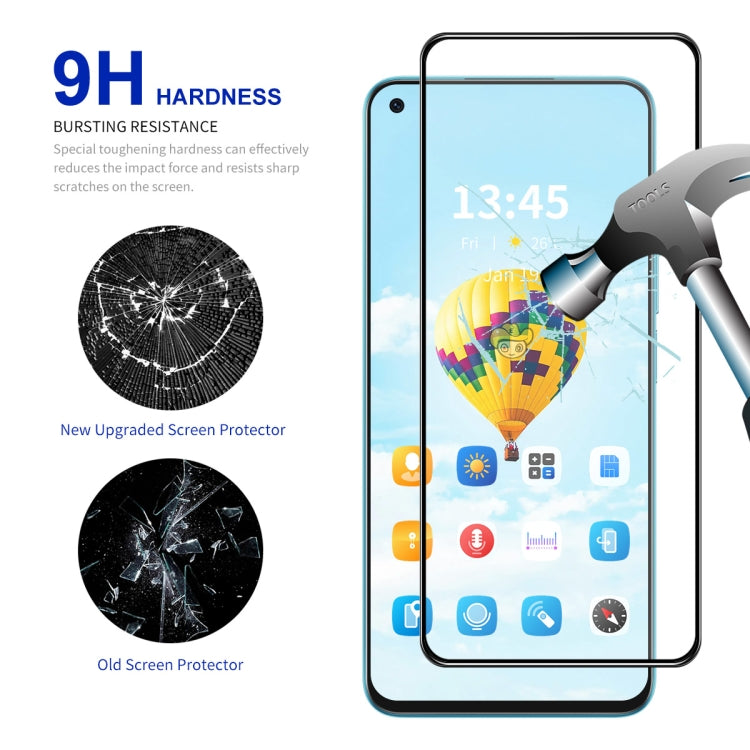 For OPPO K10 Pro ENKAY Full Glue High Aluminum-silicon Tempered Glass Film