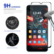 For Tecno Spark 10 / 10 5G 5pcs ENKAY Full Glue High Aluminum-silicon Tempered Glass Film