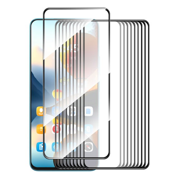 For Tecno Spark 10 Pro 10pcs ENKAY Full Glue High Aluminum-silicon Tempered Glass Film