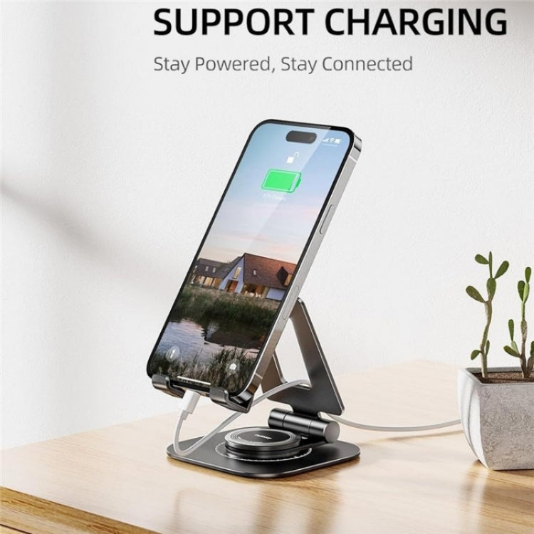 AS007-XS Adjustable Aluminum Alloy Desktop Phone Stand(Black) - Stand by PMC TechLife | Online Shopping South Africa | PMC TechLife | Buy Now Pay Later Mobicred