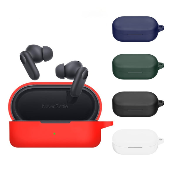 For OnePlus Buds V Silicone Earphone Protective Case(Black)