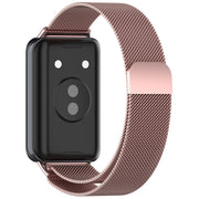 For Honor Band 9 Milan Magnetic Steel Mesh Watch Band(Pink)
