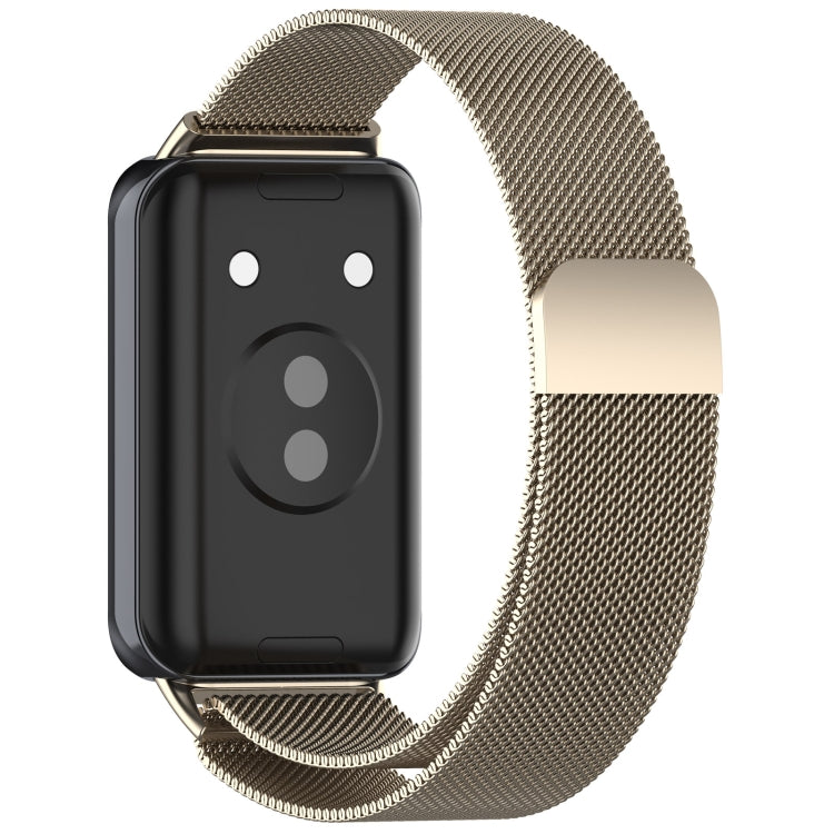 For Honor Band 9 Milan Magnetic Steel Mesh Watch Band(Starlight) - Watch Bands by PMC TechLife | Online Shopping South Africa | PMC TechLife