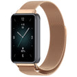 For Honor Band 9 Milan Magnetic Steel Mesh Watch Band(Rose Gold) - Watch Bands by PMC TechLife | Online Shopping South Africa | PMC TechLife
