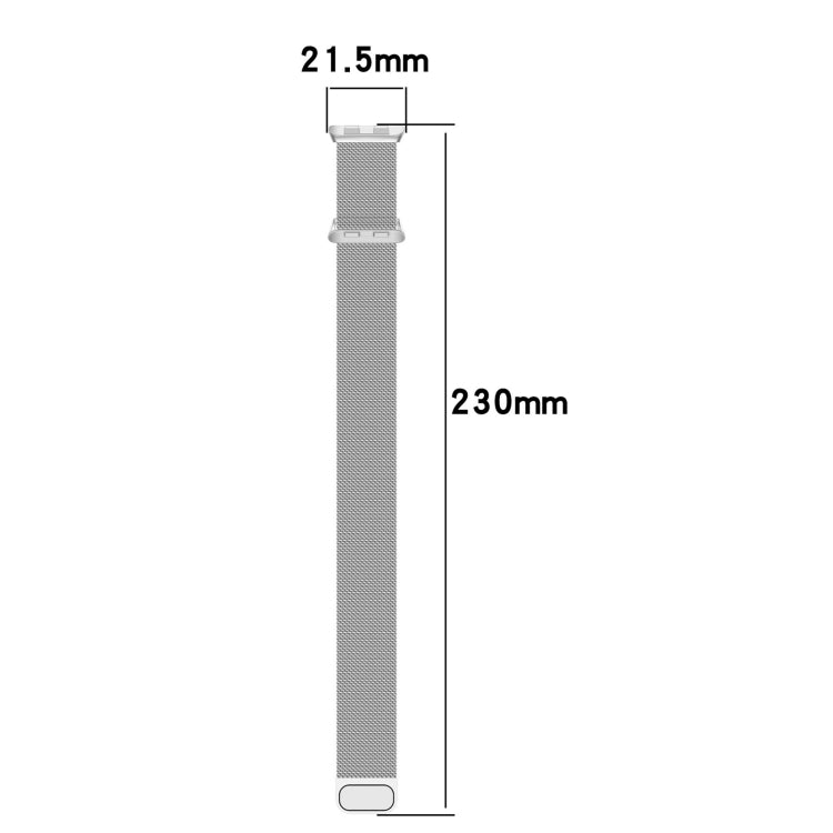 For Honor Band 9 Milan Magnetic Steel Mesh Watch Band(Gray)