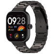 For Redmi Watch 4 / Watch 5 Three Bead Stainless Steel Metal Watch Band(Black) - free shipping - PMC TechLife - Order now!