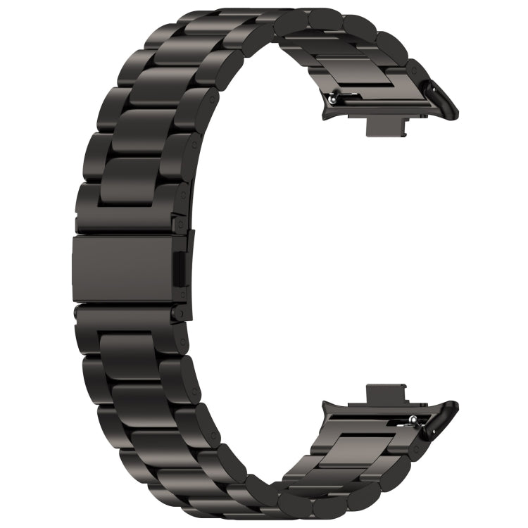 For Redmi Watch 4 / Watch 5 Three Bead Stainless Steel Metal Watch Band(Black) - free shipping - PMC TechLife - Order now!