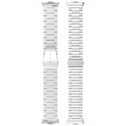 For Redmi Watch 4 / Watch 5 Three Bead Stainless Steel Metal Watch Band(Black)