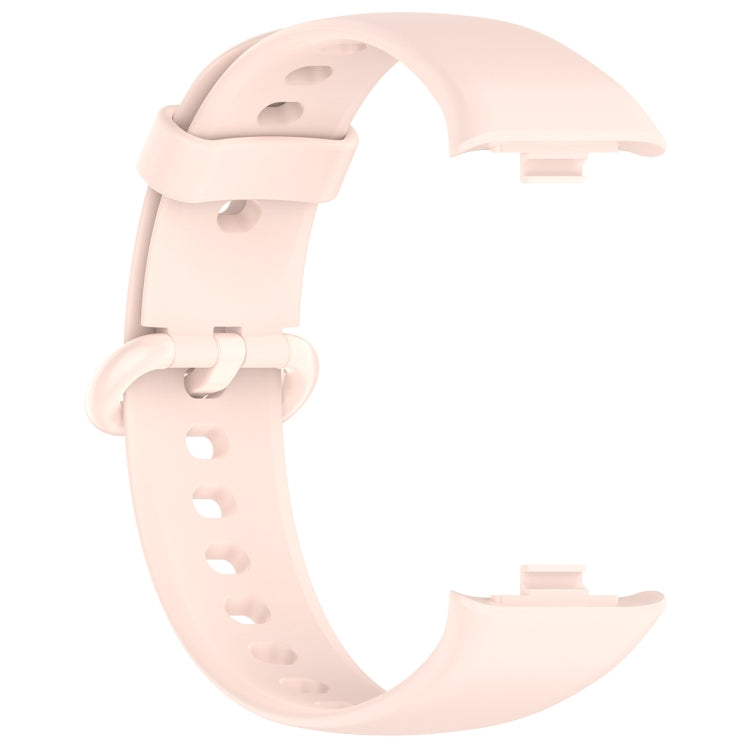 For Redmi Watch 4 Solid Color Colorful Buckle Silicone Watch Band(Light Pink) - Watch Bands by PMC TechLife | Online Shopping South Africa | PMC TechLife