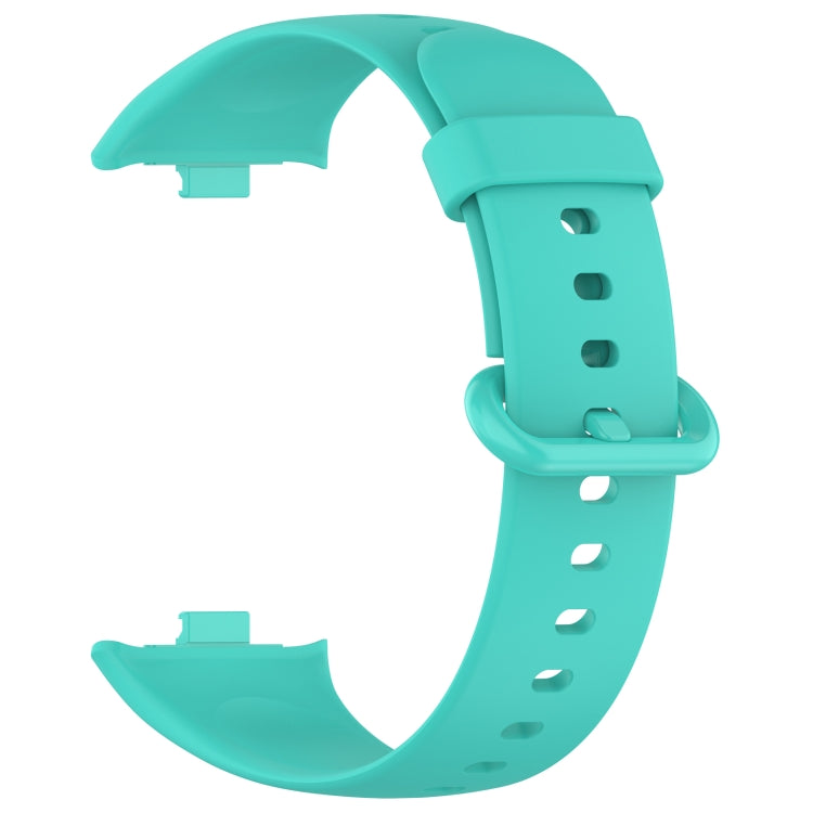 For Redmi Watch 4 Solid Color Colorful Buckle Silicone Watch Band(Teal) - Watch Bands by PMC TechLife | Online Shopping South Africa | PMC TechLife