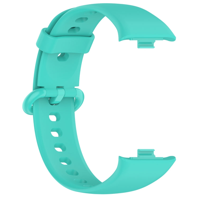 For Redmi Watch 4 Solid Color Colorful Buckle Silicone Watch Band(Teal) - Watch Bands by PMC TechLife | Online Shopping South Africa | PMC TechLife