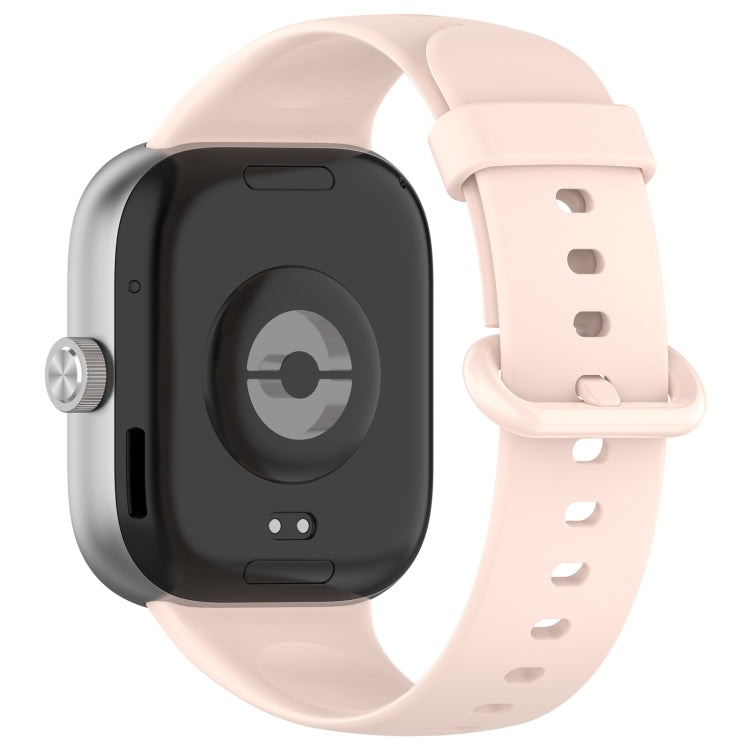 For Xiaomi  Mi Band 8 Pro Solid Color Colorful Buckle Silicone Watch Band(Light Pink) - Watch Bands by PMC TechLife | Online Shopping South Africa | PMC TechLife