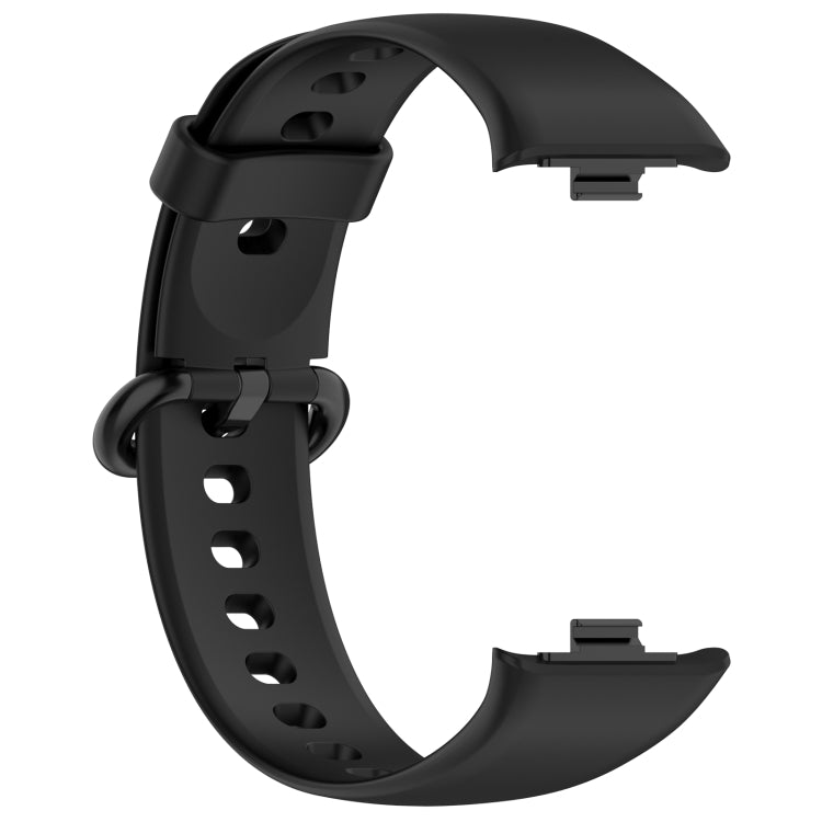 For Xiaomi Smart Band 9 Pro / 8 Pro Solid Color Colorful Buckle Silicone Watch Band(Black) - free shipping - PMC TechLife - Order now!