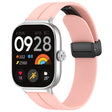 For Redmi Watch 4 / Watch 5 Groove Folding Magnetic Buckle Silicone Watch Band(Pink) - free shipping - PMC TechLife - Order now!
