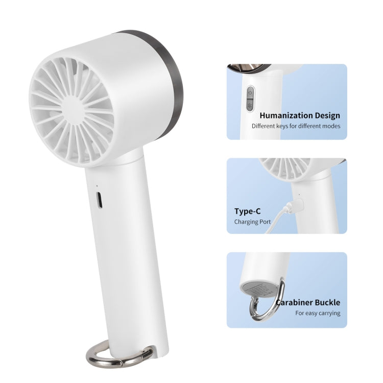ENKAY Hat-Prince Handheld Mini Portable Cold Compress Cooling Fan(Blue)
