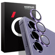 For Samsung Galaxy S24 5G NORTHJO Camera LensCD Vein Metal Ring Tempered Glass Film(Purple) - free shipping - PMC Jewellery - Order now!