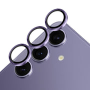 For Samsung Galaxy S24 5G NORTHJO Camera LensCD Vein Metal Ring Tempered Glass Film(Purple)