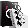 For Samsung Galaxy S24 5G NORTHJO Camera LensCD Vein Metal Ring Tempered Glass Film(Silver) - free shipping - PMC Jewellery - Order now!