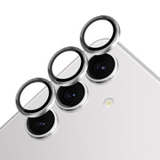 For Samsung Galaxy S24+ 5G NORTHJO Camera LensCD Vein Metal Ring Tempered Glass Film(Silver)