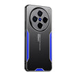 For vivo X200 Blade Series TPU Hybrid Metal Phone Case(Blue) - vivo Cases by PMC Jewellery | Online Shopping South Africa | PMC Jewellery | Buy Now Pay Later Mobicred
