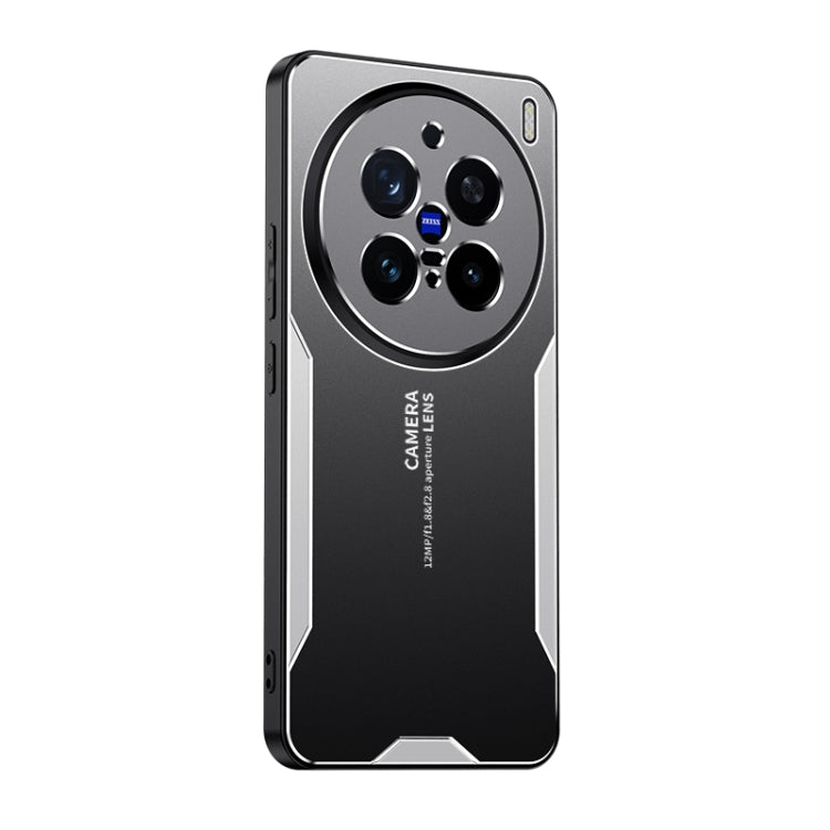 For vivo X200 Pro Blade Series TPU Hybrid Metal Phone Case(Silver) - free shipping - PMC Jewellery - Order now!