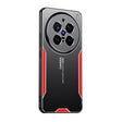 For vivo X200 Pro Blade Series TPU Hybrid Metal Phone Case(Red) - vivo Cases by PMC Jewellery | Online Shopping South Africa | PMC Jewellery | Buy Now Pay Later Mobicred