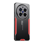 For vivo X200 Pro Blade Series TPU Hybrid Metal Phone Case(Red)